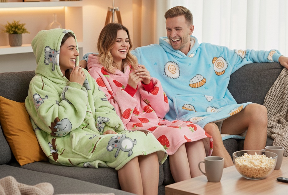 Pohodloo - Nadrozmerné nositeľné deky 